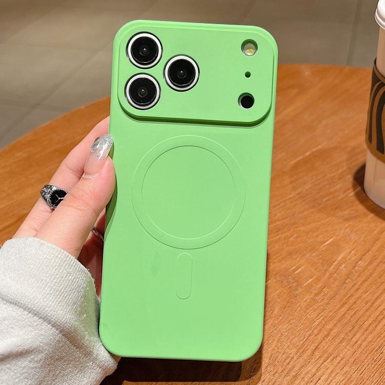 Solid Color Liquid Silicone MagSafe Magnetic Phone Case, For iPhone 17e / 16e, For iPhone 17 Pro Max, For iPhone 17 Pro