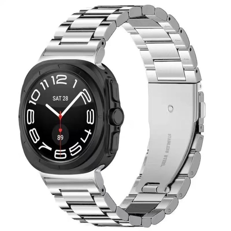 Three Beads Stainless Steel Watch Band, For Galaxy Watch Ultra2 2026 / 2025 / 1 2024