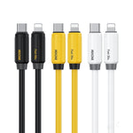 WK WDC-29 Elastic Genuine Silicone 1m PD30W Type-C to 8 Pin Fast Charging Data Cable, WDC-29