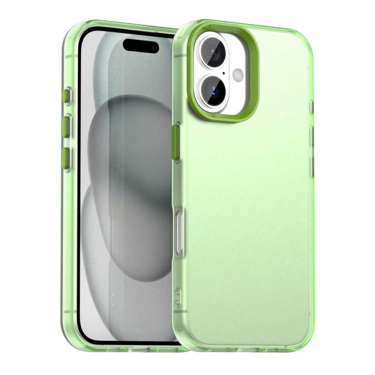 Candy PC Hybrid TPU Shockproof Phone Case, For iPhone 17 Pro Max, For iPhone 17 Pro, For iPhone 17, For iPhone Air, For iPhone 16 Pro Max, For iPhone 16 Pro
