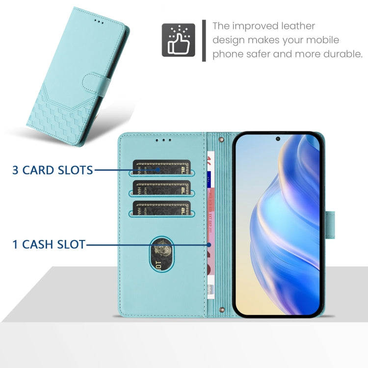Honeycomb Embossing RFID Leather Phone Case, For iPhone 11 Pro Max, For iPhone 11, For iPhone 11 Pro, For iPhone X / XS, For iPhone XR, For iPhone XS Max, For iPhone 8 Plus / 7 Plus