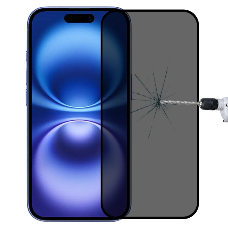 Full Cover Anti-spy Silk Screen Tempered Glass Film, For iPhone 17 Pro Max, For iPhone 17 Pro, For iPhone 17, For iPhone Air, For iPhone 16 Pro Max, For iPhone 16 Pro, For iPhone 16 Plus, For iPhone 16