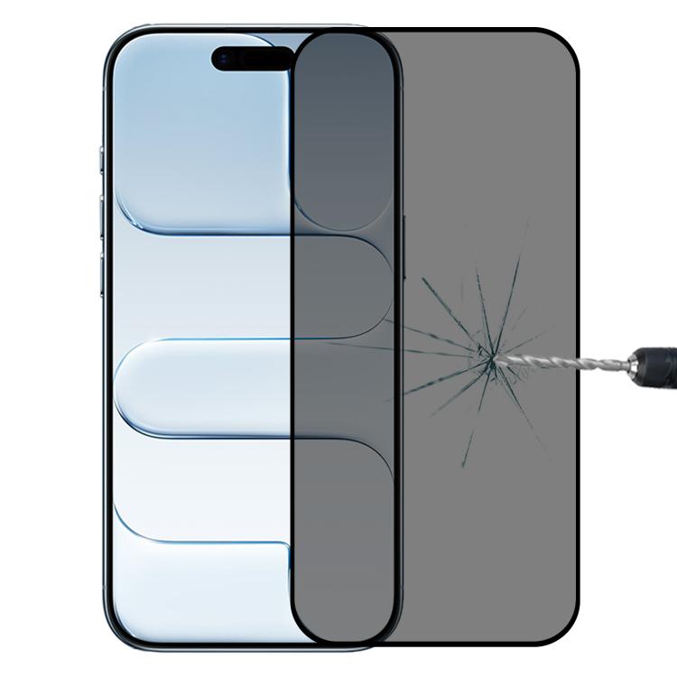 Full Cover Anti-spy Silk Screen Tempered Glass Film, For iPhone 17 Pro Max, For iPhone 17 Pro, For iPhone 17, For iPhone Air, For iPhone 16 Pro Max, For iPhone 16 Pro, For iPhone 16 Plus, For iPhone 16