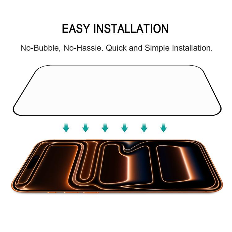 Full Glue Screen Tempered Glass Film, For iPhone 17 Pro Max, For iPhone 17 Pro, For iPhone 17, For iPhone Air, For iPhone 16 Pro Max, For iPhone 16 Pro, For iPhone 16 Plus, For iPhone 16