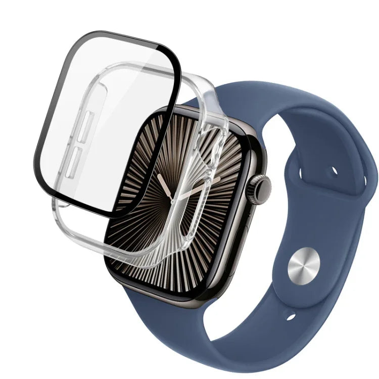 imak Integrated Watch Case with Film, For Apple Watch Series 10/11 46mm, For Apple Watch Series 10/11 42mm