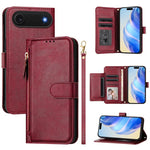 Multi-Card Slots Zipper Wallet Leather Phone Case, For iPhone 17e / 16e, For iPhone 17 Pro Max, For iPhone 17 Pro, For iPhone 17, For iPhone Air, For iPhone 16 Pro Max, For iPhone 16 Pro, For iPhone 16 Plus