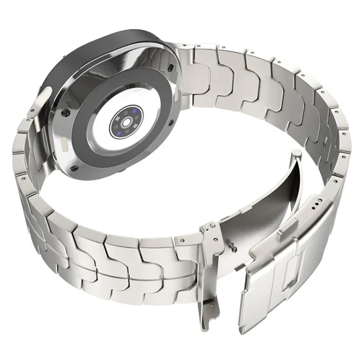 Safety Buckle Pure Titanium Watch Band, For Samsung Galaxy Watch Ultra / Ultra 2025, For Samsung Galaxy Watch8 / Watch8 Classic