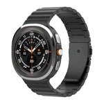 One Bead Flat Buckle Pure Titanium Watch Band, For Samsung Galaxy Watch Ultra / Ultra 2025, For Samsung Galaxy Watch8 / Watch8 Classic