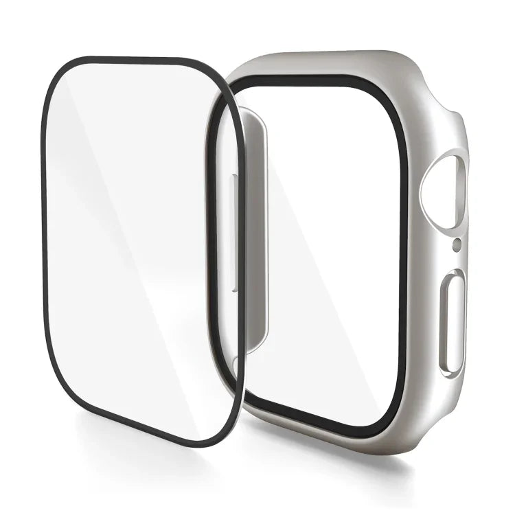PC Integrated Tempered Film Watch Case, For Apple Watch Series 10 / 11 46mm, For Apple Watch Series 10 / 11 42mm
