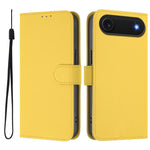 Skin Feel Solid Color Leather Phone Case with Lanyard, For iPhone Air, For iPhone 16 Pro Max