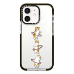 Simple Illustration Pattern Full Coverage Phone Case, For iPhone 12 mini