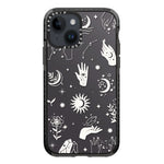 Simple Illustration Pattern Full Coverage Phone Case, For iPhone 14