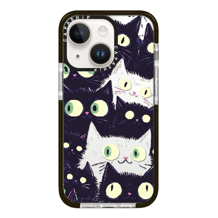 Simple Illustration Pattern Full Coverage Phone Case, For iPhone 14