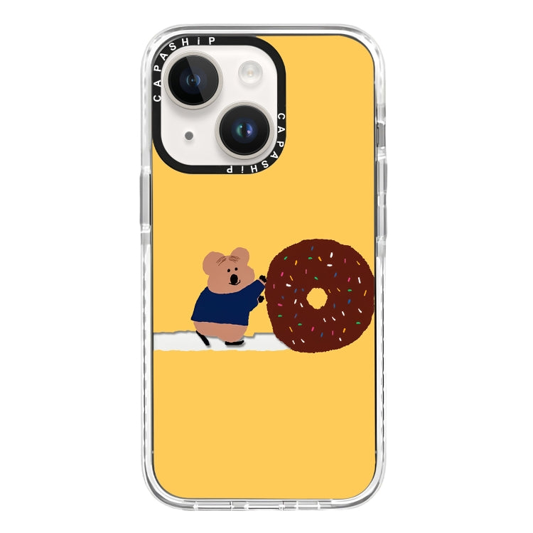 Simple Illustration Pattern Full Coverage Phone Case, For iPhone 14
