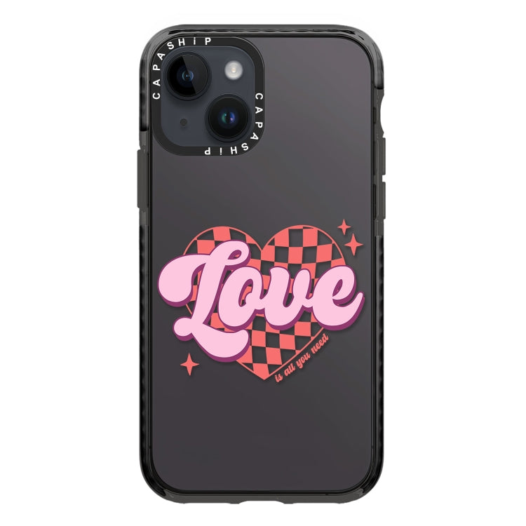 Simple Illustration Pattern Full Coverage Phone Case, For iPhone 14 Plus