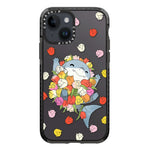 Simple Illustration Pattern Full Coverage Phone Case, For iPhone 15