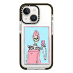 Simple Illustration Pattern Full Coverage Phone Case, For iPhone 15