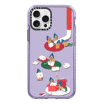 Simple Illustration Pattern Full Coverage Phone Case, For iPhone 15 Pro