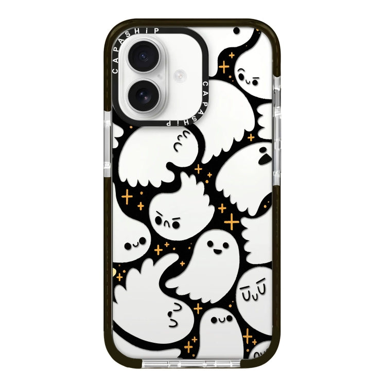 Simple Illustration Pattern Full Coverage Phone Case, For iPhone 16