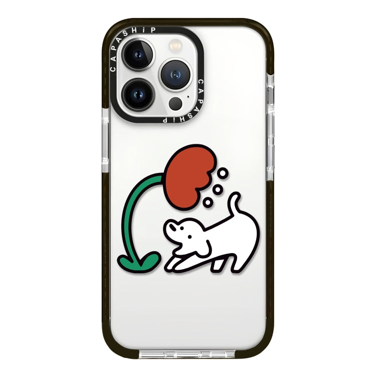 Simple Illustration Pattern Full Coverage Phone Case, For iPhone 16 Pro