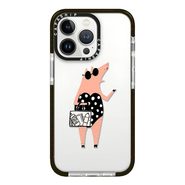 Simple Illustration Pattern Full Coverage Phone Case, For iPhone 16 Pro Max
