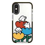 Simple Illustration Pattern Full Coverage Phone Case, For iPhone XS Max