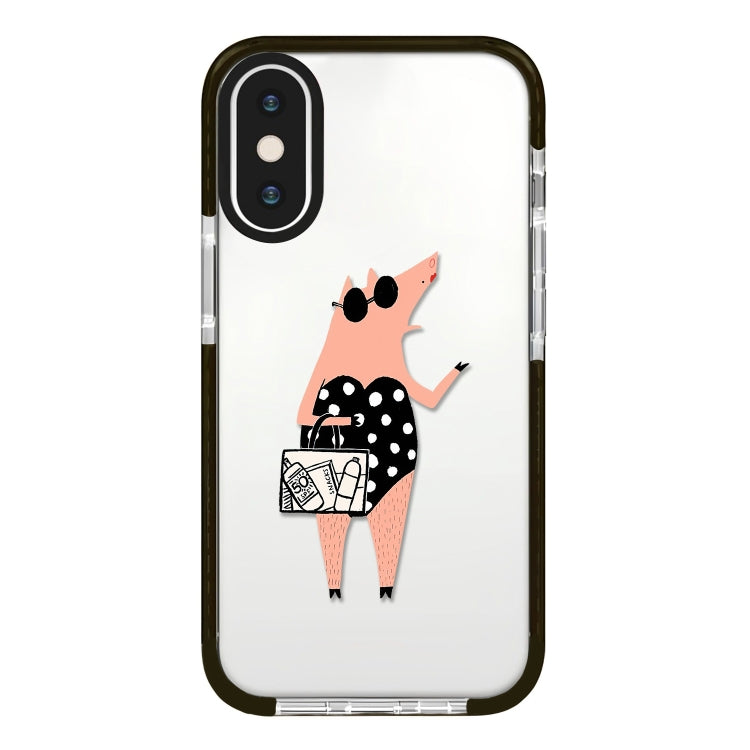 Simple Illustration Pattern Full Coverage Phone Case, For iPhone XS Max