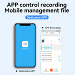 Q61A Ultra-thin HD Noise Reduction Voice Recording Pen Support APP Control, 8GB, 16GB, 32GB, 64GB, 128GB