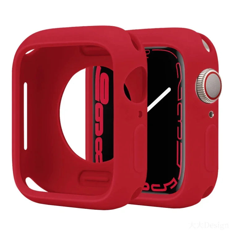 Candy Silicone Half Coverage Watch Case, For Apple Watch Series 45mm