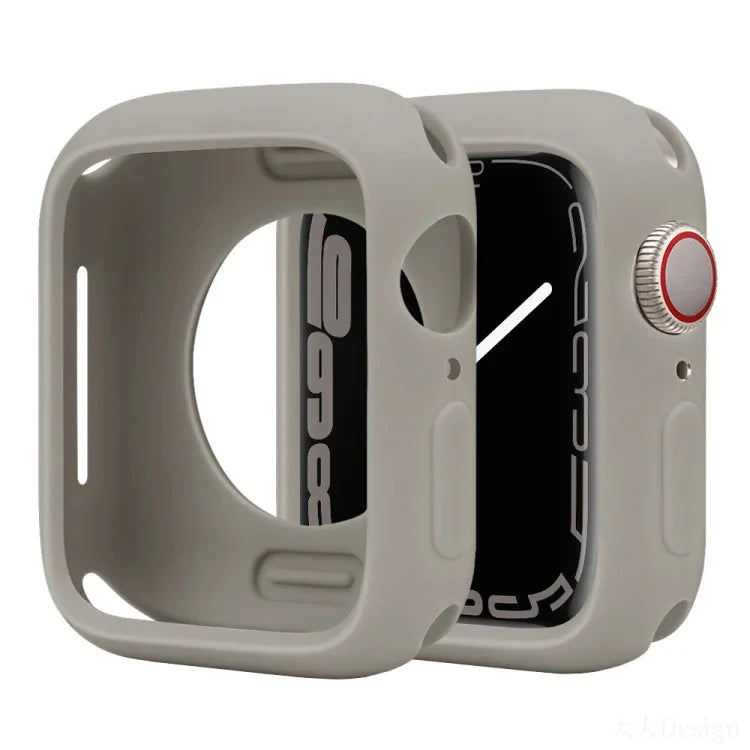 Candy Silicone Half Coverage Watch Case, For Apple Watch Series 45mm