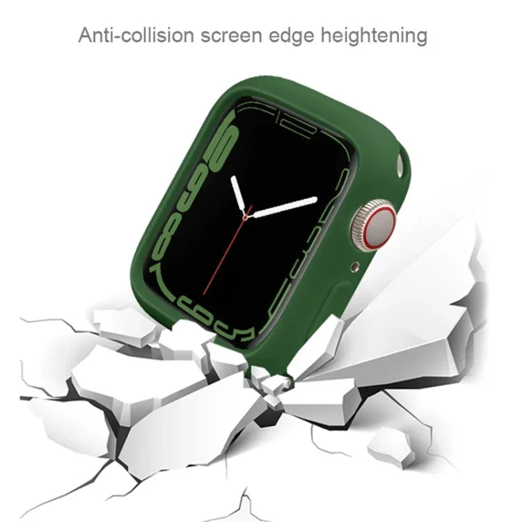 Candy Silicone Half Coverage Watch Case, For Apple Watch Series 45mm