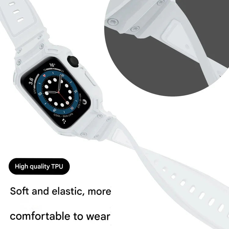 Armor TPU Case Integrated Watch Band, For Apple Watch Series 10 / 11 46mm, For Apple Watch Series 10 / 11 42mm