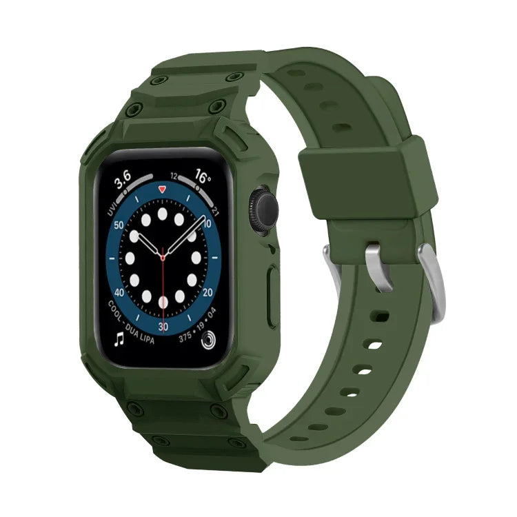 Armor TPU Case Integrated Watch Band, For Apple Watch Series 10 / 11 46mm, For Apple Watch Series 10 / 11 42mm