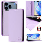 RC01 Dual-Folded Magnetic Suction RFID Leather Phone Case, For iPhone 17e / 16e, For iPhone 17 Pro Max, For iPhone 17 Pro, For iPhone 17, For iPhone Air, For iPhone 16 Pro Max