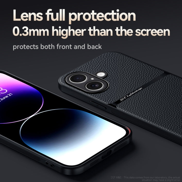 Litchi Leather Magnetic Full Coverage Shockproof Phone Case, For iPhone 16, For iPhone 15 Pro Max, For iPhone 15 Pro, For iPhone 15 Plus, For iPhone 15, For iPhone 14 Plus, For iPhone 14, For iPhone 14 Pro