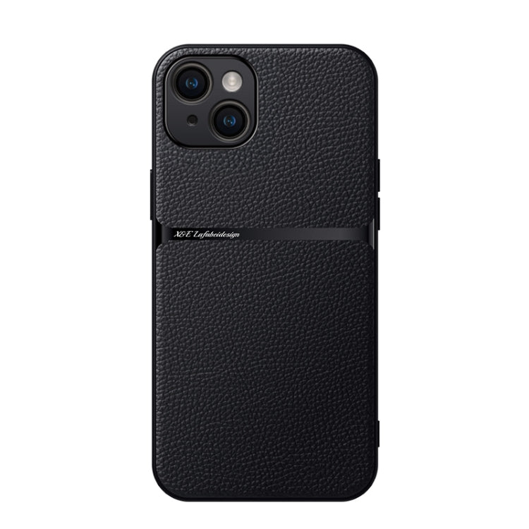Litchi Leather Magnetic Full Coverage Shockproof Phone Case, For iPhone 16, For iPhone 15 Pro Max, For iPhone 15 Pro, For iPhone 15 Plus, For iPhone 15, For iPhone 14 Plus, For iPhone 14, For iPhone 14 Pro