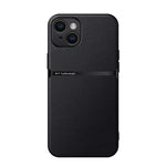 Litchi Leather Magnetic Full Coverage Shockproof Phone Case, For iPhone 16, For iPhone 15 Pro Max, For iPhone 15 Pro, For iPhone 15 Plus, For iPhone 15, For iPhone 14 Plus, For iPhone 14, For iPhone 14 Pro