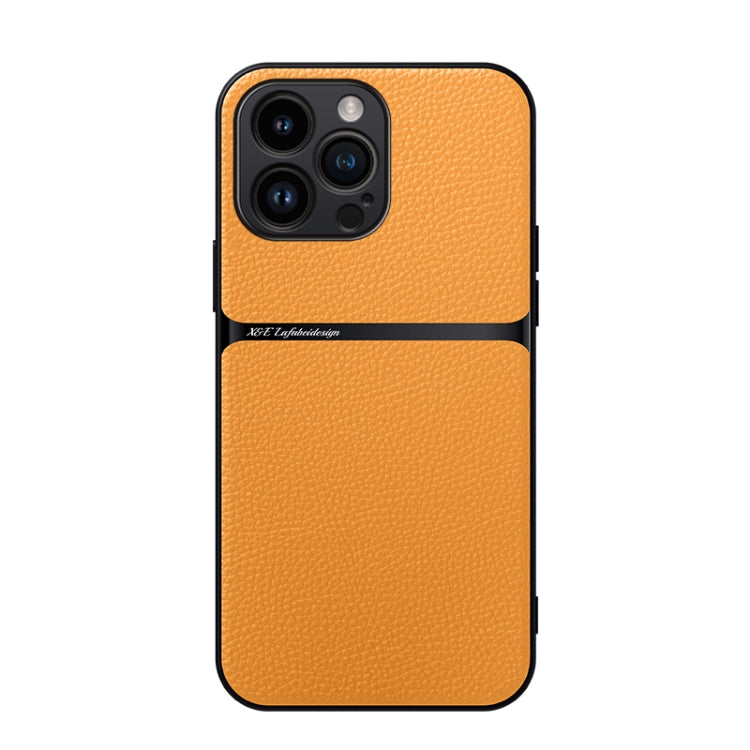 Litchi Leather Magnetic Full Coverage Shockproof Phone Case, For iPhone 14 Pro Max, For iPhone 13 Pro Max, For iPhone 13 Pro, For iPhone 13, For iPhone 12, For iPhone 12 Pro Max, For iPhone 12 Pro, For iPhone 11 Pro Max
