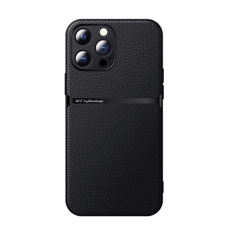 Litchi Leather Magnetic Full Coverage Shockproof Phone Case, For iPhone 14 Pro Max, For iPhone 13 Pro Max, For iPhone 13 Pro, For iPhone 13, For iPhone 12, For iPhone 12 Pro Max, For iPhone 12 Pro, For iPhone 11 Pro Max