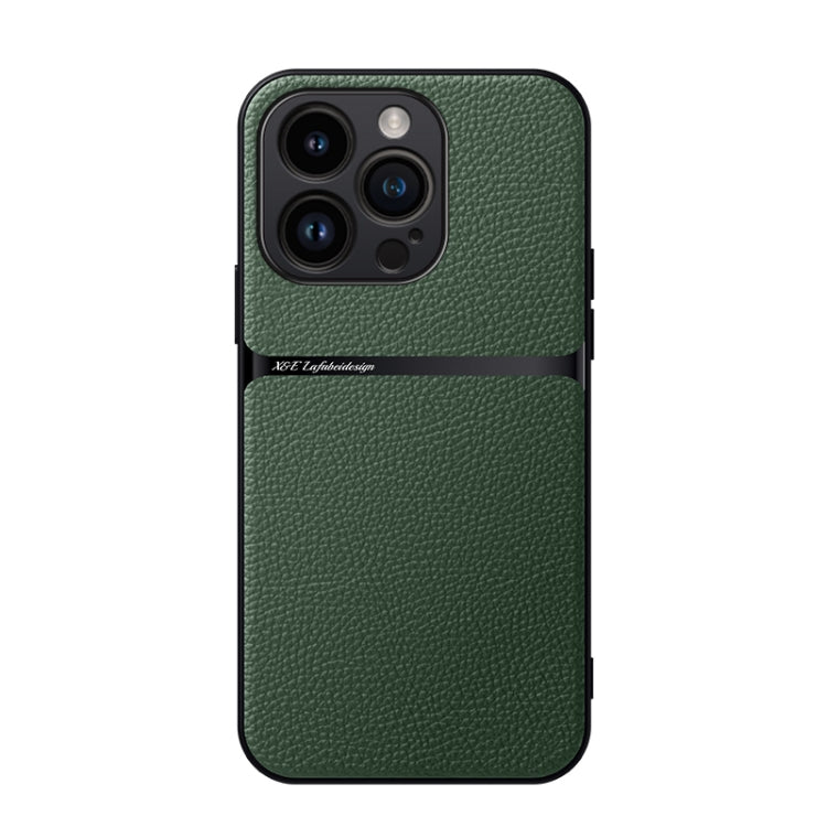 Litchi Leather Magnetic Full Coverage Shockproof Phone Case, For iPhone 14 Pro Max, For iPhone 13 Pro Max, For iPhone 13 Pro, For iPhone 13, For iPhone 12, For iPhone 12 Pro Max, For iPhone 12 Pro, For iPhone 11 Pro Max