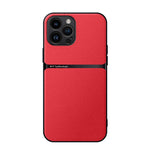 Litchi Leather Magnetic Full Coverage Shockproof Phone Case, For iPhone 14 Pro Max, For iPhone 13 Pro Max, For iPhone 13 Pro, For iPhone 13, For iPhone 12, For iPhone 12 Pro Max, For iPhone 12 Pro, For iPhone 11 Pro Max