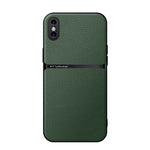Litchi Leather Magnetic Full Coverage Shockproof Phone Case, For iPhone 11, For iPhone 11 Pro, For iPhone X / XS, For iPhone XR, For iPhone XS Max