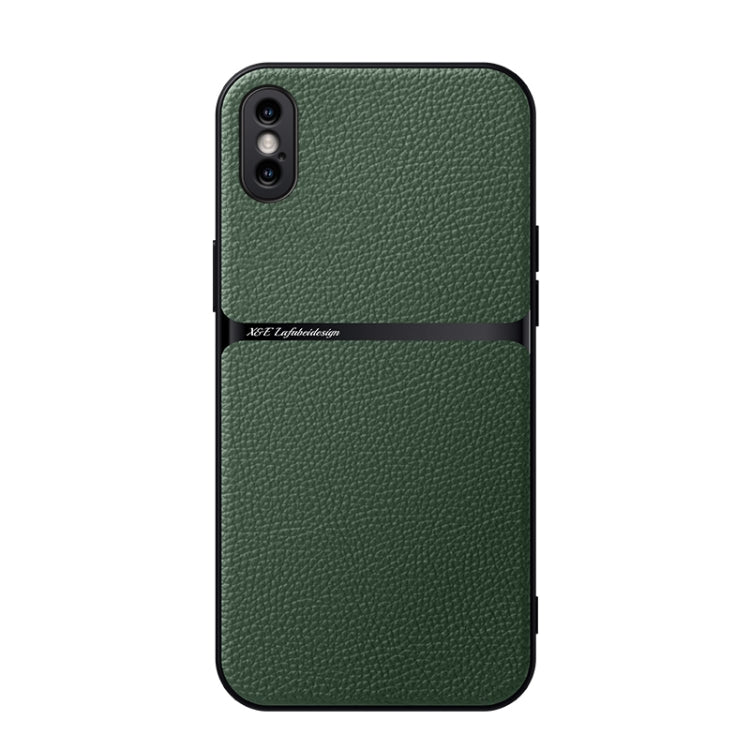 Litchi Leather Magnetic Full Coverage Shockproof Phone Case, For iPhone 11, For iPhone 11 Pro, For iPhone X / XS, For iPhone XR, For iPhone XS Max