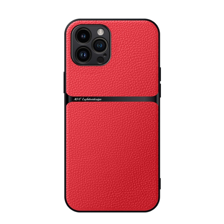 Litchi Leather Magnetic Full Coverage Shockproof Phone Case, For iPhone 14 Pro Max, For iPhone 13 Pro Max, For iPhone 13 Pro, For iPhone 13, For iPhone 12, For iPhone 12 Pro Max, For iPhone 12 Pro, For iPhone 11 Pro Max