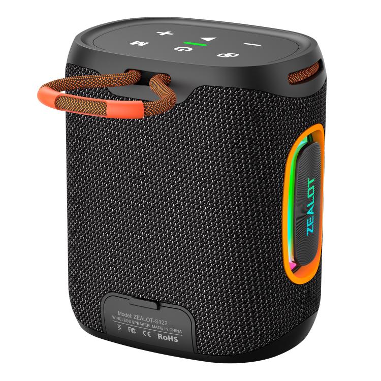 Zealot S122 25W High Power IPX6 Waterproof Outdoor RGB Light Bluetooth Speaker