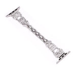Bow Jewelry Buckle Stainless Steel Watch Band, For Apple Watch 46mm / 49mm / 45mm / 44mm, For Apple Watch 42mm / 41mm / 40mm / 38mm