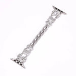 Bow Jewelry Buckle Stainless Steel Watch Band, For Apple Watch 46mm / 49mm / 45mm / 44mm, For Apple Watch 42mm / 41mm / 40mm / 38mm