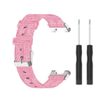 Nylon Canvas Replacement Strap with Utility Knife, For Huami Amazfit Ares A1908, For Huami Amazfit T-Rex  A1918