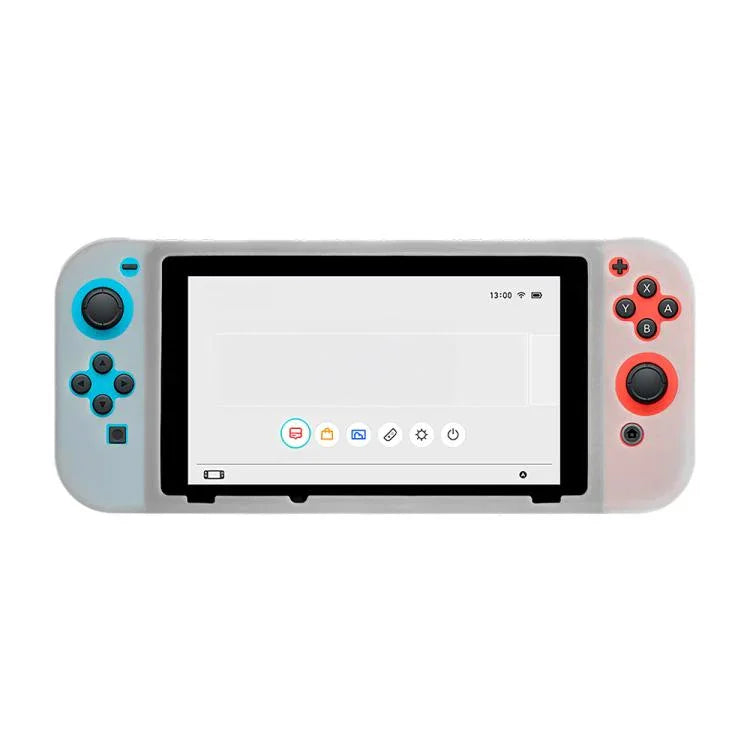 Game Console Solid Color Silicone Full Protective Case, For Nintendo Switch