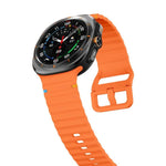 Kalebol Wave-stitched Silicone Strap, For Samsung Galaxy Watch Ultra 47mm / Ultra 2025